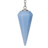 Amazing Gemstone Blue Calcite Crystal Pendulum for Divination - Certified Dowsing Crystals and Healing Stones for Chakra Balancing and Meditation - Enhance Reiki Spiritual Growth view 1