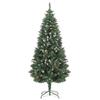 Artificial Christmas Tree with Pine Cones and White Glitter,Decorative Christmas Trees,Thankful Tree,Christmas Tree Branches,Mimicking Pine Tree,Holiday Tree,for Decoration Inside and Outside,70.9" view 1