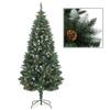 Artificial Christmas Tree with Pine Cones and White Glitter,Decorative Christmas Trees,Thankful Tree,Christmas Tree Branches,Mimicking Pine Tree,Holiday Tree,for Decoration Inside and Outside,70.9" view 2