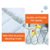 SYFXZZDS PVC Plastic Curtain, Plastic Strip Clear PVC Curtain for Home Shop Factory, Custom Size, Easy Install, 72 Sizes, 2.2mm (Size : 135x270cm/53.15x106.3in) view 3