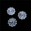 All Sizes Clear Crystal Rosettle Beads Chrysanthemum Shape Glass Chandelier Parts for Curtain DIY Decoration,25mm 100pcs view 1