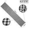 6 Pack Buffalo Check Table Runners 14x72inch Black and White Buffalo Plaid Classic Farmhouse Table Runner Buffalo Check Collection for Wedding Family Dinner Thanksgiving Christmas Decorations view 2
