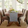 6 Pack Buffalo Check Table Runners 14x72inch Black and White Buffalo Plaid Classic Farmhouse Table Runner Buffalo Check Collection for Wedding Family Dinner Thanksgiving Christmas Decorations view 3