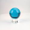 30mm-100mm Crystal Ball Quartz Glass Aquamarine Ball Spheres Glass Ball Photography Balls Crystal Craft Decor Feng Shui,100mm,Crystal Base view 2