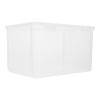 DOITOOL Transparent Plastic Bread Box, Clear Bread Storage Container Airtight Airtight Loaf Bread Container, Bread Keeper for Homemade Bread, Bagel, Muffins, Rolls, 8.4X5.8X5 view 1