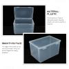 DOITOOL Transparent Plastic Bread Box, Clear Bread Storage Container Airtight Airtight Loaf Bread Container, Bread Keeper for Homemade Bread, Bagel, Muffins, Rolls, 8.4X5.8X5 view 4