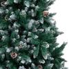Artificial Christmas Tree with Pine Cones and White Snow,Decorative Christmas Trees,Holiday Decor Trees,Thankful Tree,The Halloween Tree,Decorated with Pine Cones,for Party Decorations,82.7" view 3
