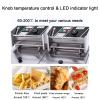 Niczu 20 Liters Commercial Deep Fryer, Suitable for Fried Chicken, French Fries and Fish, Stainless Steel Dual Tank Electric Fryer with Basket view 2
