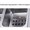 Niczu 20 Liters Commercial Deep Fryer, Suitable for Fried Chicken, French Fries and Fish, Stainless Steel Dual Tank Electric Fryer with Basket view 4