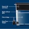 Brita XL Water Filter Dispenser for Tap and Drinking Water with 3 Elite Filters, Reduces 99% Of Lead, Lasts 6 Months Each, 27-Cup Capacity, BPA Free, Black view 3
