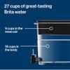Brita XL Water Filter Dispenser for Tap and Drinking Water with 3 Elite Filters, Reduces 99% Of Lead, Lasts 6 Months Each, 27-Cup Capacity, BPA Free, Black view 4