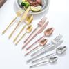 30 Piece Silverware Set for 6 Durable 18/10 Stainless Steel Flatware Sets Delicate and Fresh Cutlery Set for Kitchen Restaurant Wedding Mirror Polished Forks Spoons Knifes Tableware Utensil Set view 4