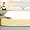 800 Thread Count 16 Inch Deep Pocket Fitted Sheet Set of 3 Pieces, Soft & 100% Egyptian Cotton, Fully Elasticized, Luxury Sheets & Pillowcases-Ivory Solid,Queen Size. view 2