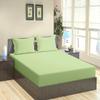 800 Thread Count 14 Inch Deep Pocket Fitted Sheet Set of 3 Pieces, Soft & 100% Egyptian Cotton, Fully Elasticized, Luxury Sheets & Pillowcases-Sage Stripe,Queen Size. view 2