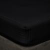 800 Thread Count 15 Inch Deep Pocket Fitted Sheet Set of 3 Pieces, Soft & 100% Egyptian Cotton, Fully Elasticized, Luxury Sheets & Pillowcases-Black Stripe,Full-XXL Size. view 1