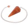 Amazing Gemstone Strawberry Quartz Crystal Pendulum for Divination - Certified Dowsing Crystals and Healing Stones for Chakra Balancing and Meditation - Enhance Reiki Spiritual Growth view 2