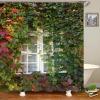 3D Printing Shower Curtain Flower Plant Garden Nordic Style Nature Landscape Waterproof Polyester Home Decor Bathroom Accessorie 94x71in-240x180cm/WxL view 1