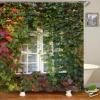 3D Printing Shower Curtain Flower Plant Garden Nordic Style Nature Landscape Waterproof Polyester Home Decor Bathroom Accessorie 94x71in-240x180cm/WxL view 3