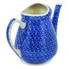 Polmedia Polish Pottery Watering Can - Blue Bounty Pattern Handmade in Boleslawiec Poland by Ceramika Artystyczna + Certificate of Authenticity view 2