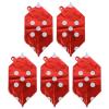 5pcs Dice Foil Balloons Decorative Cube Party Balloons for Theme Events Elegant Poker Decorations for Birthdays and Gatherings Create Memorable Photo Backgrounds view 1