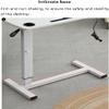 XIEAE Foldable Bed Desk Strong Load-Bearing Roller Learn Movable Desk Adjustable Bedside Laptop Bed Desk Convenient and Practical view 4