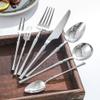 30 Piece Gold Silverware Set for 6 Durable 18/10 Stainless Steel Flatware Sets Delicate and Fresh Cutlery Set for Kitchen Restaurant Wedding Mirror Polished Forks Spoons Knifes Tableware Utensil Set view 2