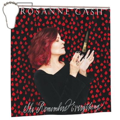 YAOJIAADM Rosanne Cash Shower Curtain,Waterproof Polyester Fabric Bathroom Shower Curtain Sets 72x72 Inches