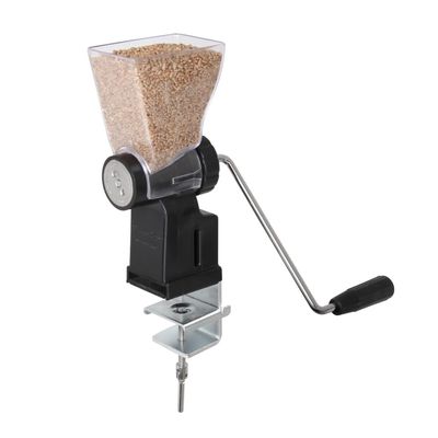Kitchen Crop Hand Crank Grain Mill Wheat Flour Grinder, Stainless Steel Metal Burrs (The Grain Mill)