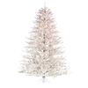 Vickerman 9' x 73" Flocked Pistol Pine Artificial Pre-lit Christmas Tree, Warm White 3mm Low Voltage LED Wide Angle Lights. view 1