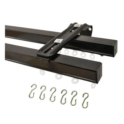 Forest CS Double Curtain Track Set-Wall Mount or Ceiling Mount