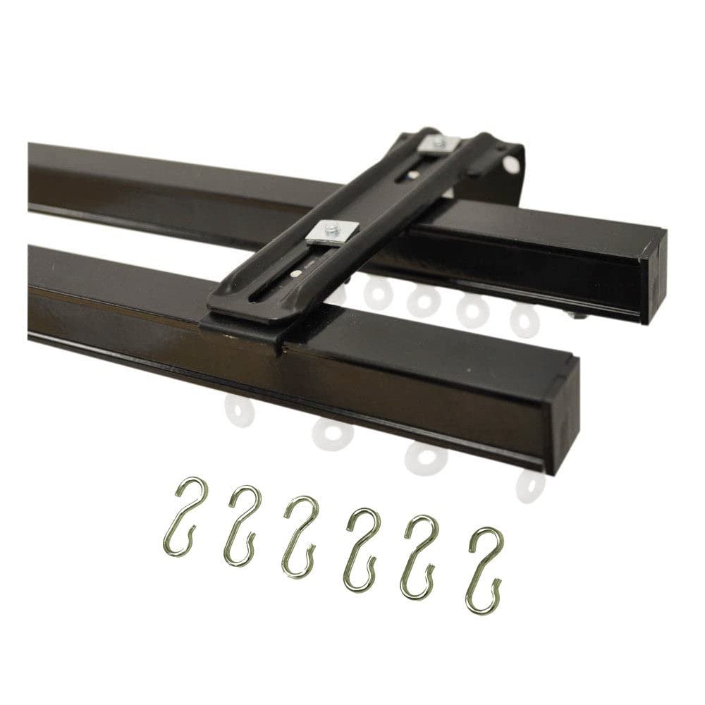 Forest CS Double Curtain Track Set-Wall Mount or Ceiling Mount
