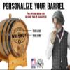 Personalized 5 Gallon Oak Whiskey Aging Barrel (20 Liter) with Wood Stand, Bung & Spigot - Age Cocktails, Bourbon, Rum, Tequila, Beer, Wine and More! Custom Engraved Mini 20L Whiskey Barrels (B258) view 3