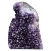Crystal Allies Materials: All Natural Deep Purple Polished Amethyst Crystal Cluster Geode Healing Stone for Mediation and Reiki from Brazil - 3lb view 1