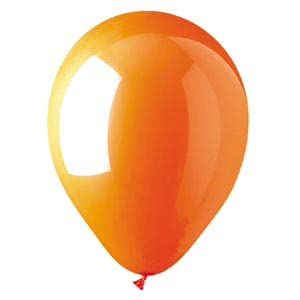 5 Inch Orange Decorator Latex Balloons - 100 Count