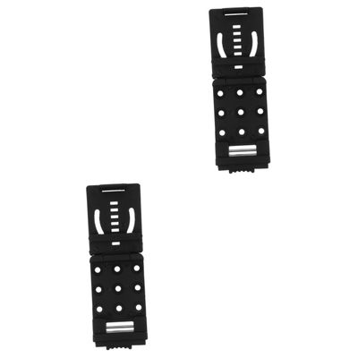 DOITOOL 2pcs K-waist Clip Multifunctional Back Clamp for Outdoor Gear Belt Clip for Hunting and Camping - Design Easy Attachment for Black