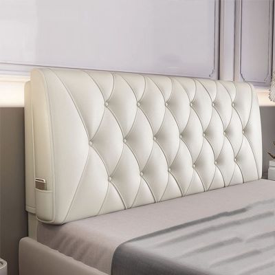 Ergonomics Bed Backrest Solid Color Headboard Pillow Reading Pillow Lumbar Support for Sitting Up in Bed Large Daybed Bolster Resting Cushion,B,with headboard 74.8"/190cm