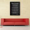 Invictus Poem Wall Art William Ernest Henry Quotes Wall Art Poetry Posters and Prints Modern Chic Decorative Paintings for Dining Room Wall Pictures for Bathroom Giclee Printing Canvas (24x36inch(60x90cm),Canvas) view 4