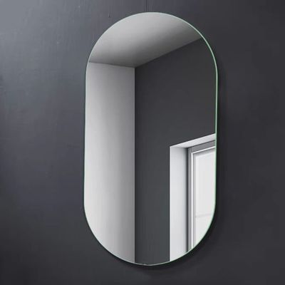 YFZNWHX Frameless Oval Bathroom Mirror, Irregular Wall Mirror, Vanity Mirror,Modern Decorative Mirro, for Living Room Bathroom Entryway,Hang Vertically Or Horizontally (Size : 40x60cm)