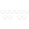 Cabilock 10pcs Bathroom Toothbrush Holder Electric Toothbrush Boys and Girls Charger Brush Heads Holders view 1