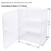 Sneaker Shoe Organizer, 12Tiers x 4 Rows DIY Narrow Stackable Freestanding Shoe Organizer, Transparent Shoe Box for Sneakers, Flats - Free Removalble Partition to Fit High Boots (Height 65.7") view 3