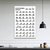 LILIIY Pilates Reformer Chart Poster Home Workout Gym Yoga Studio Decoration Poster Gift for Yoga Lovers (16x24inch-Wooden Framed) view 3