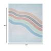 Well Woven Kids Collection Curved Rainbow Pastel Multicolor 5' x 7' Area Rug view 2