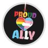 Christmas Tree Skirt with Tassel Pride Month LGBTQ Gay Pride Ally Xmas Halloween New Year Party Decor Tree Skirt 36" view 1