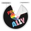 Christmas Tree Skirt with Tassel Pride Month LGBTQ Gay Pride Ally Xmas Halloween New Year Party Decor Tree Skirt 36" view 2