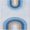 Well Woven Kids Collection Twilight Rainbow Blue 3'3" x 5' Area Rug view 2