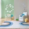 Well Woven Kids Collection Twilight Rainbow Blue 3'3" x 5' Area Rug view 3