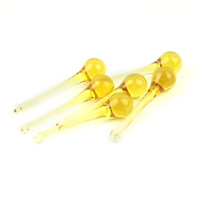 16X60MM/20X80MM Yellow Raindrops Crystal Chandelier Parts Lamp Glass Hanging Pendants Crystal Beads Curtain Accessories,20x80mm 10pcs