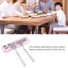 2Pcs Fork And Spoon Set, Cute Cutlery Set Stainless Steel Small Cutlery Travel Cutlery Set with Portable Storage Case for School Travel(Pink) view 4