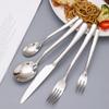 60 Piece Flatware Set for 12 Durable Stainless Steel Silverware Sets Nice Weight Mirror Polished Kitchen Weeding Restaurant Tableware Utensil Spoons Knifes Forks Set Dishwasher Cutlery Set view 4