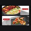 SNKOURIN Electric Grill and Hot Pot,2 in 1 Multi-functional Indoor Smokeless Korean BBQ Grill Teppanyaki Hot Pot with Independent Dual Temperature Control,2-8 People Capacity,110V view 3